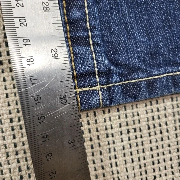 Ariat FR Work Mid Rise Bootcut Jeans Womens 29S Blue Medium Wash Denim - Picture 7 of 11